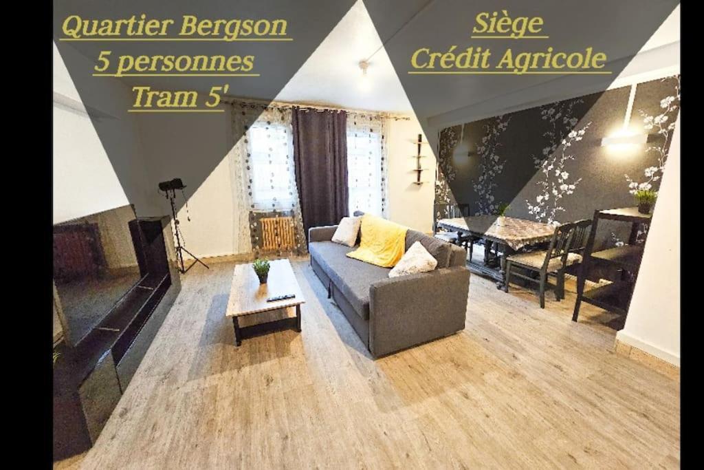Le Bergson 3 Chambres Stationnement Gratuit Saint-Etienne  Extérieur photo